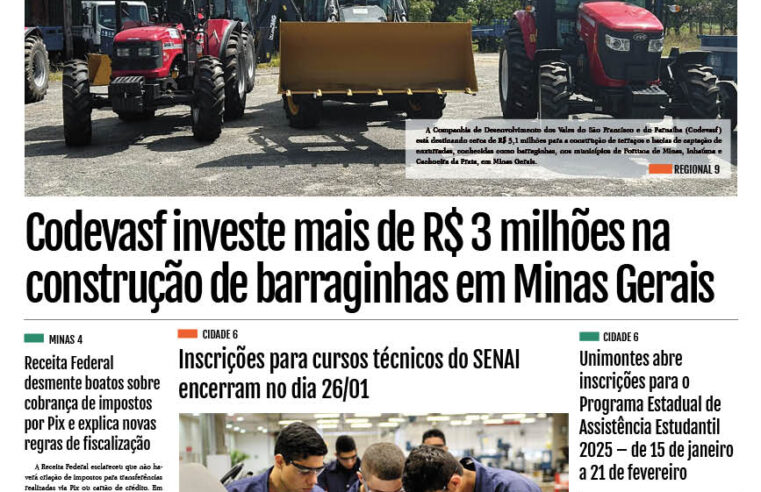 JORNAL DIÁRIO, 11, 12 E 13 DE JANEIRO DE 2025 EDIÇÃO
