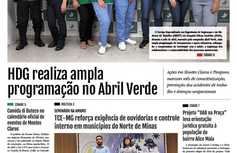 JORNAL DIÁRIO, 1, 2,3 E 4 DE MAIO DE 2026 EDIÇÃO