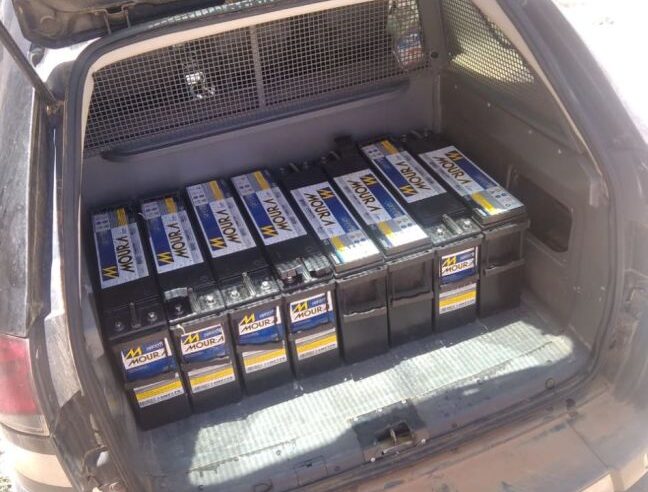 PC descobre em Janaúba, Mato Verde e Espinosa baterias de carros roubadas em SP