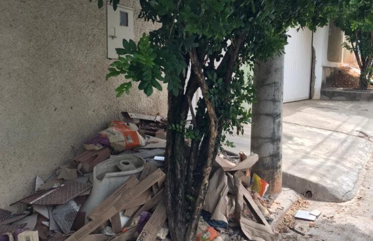 Prefeitura irá recolher sobras de material de construção para revitalizar praças e parques