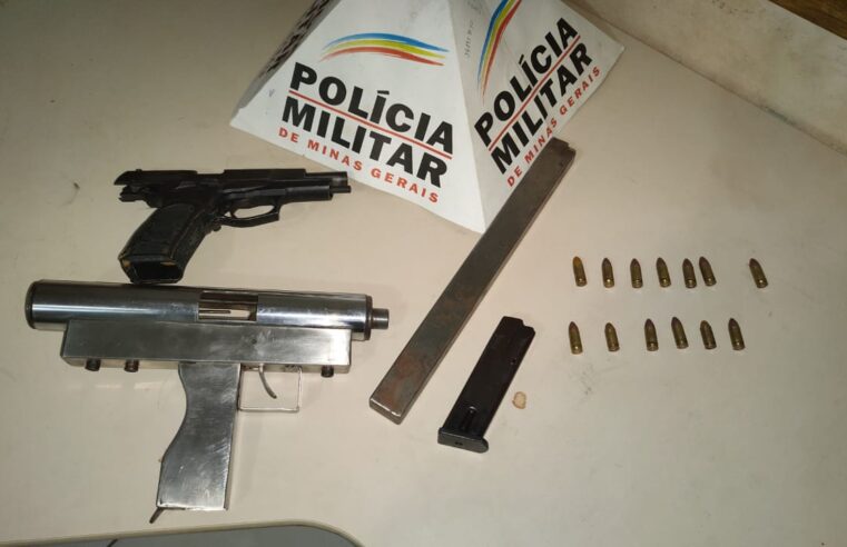 PM prende homem com armas e munições no Residencial Vitória em Moc
