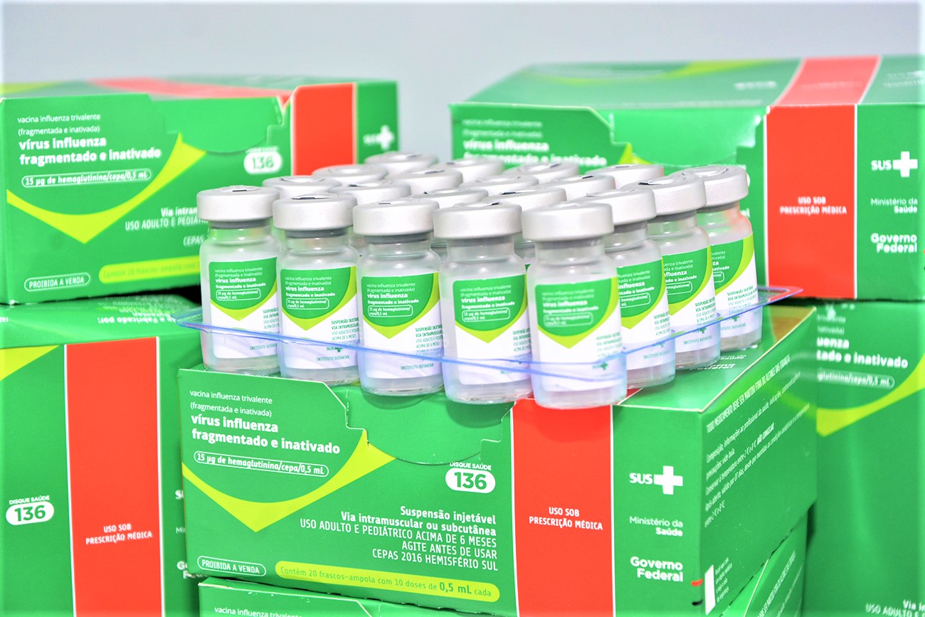 Norte de Minas recebe 56,4 mil doses de vacinas contra a gripe