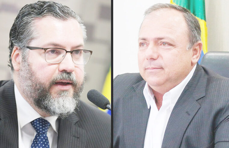 CPI ouve ex-ministros Ernesto Araújo e Eduardo Pazuello nesta quarta-feira