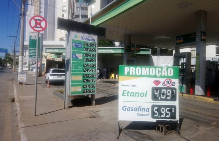 Gasolina chega a R$ 5,95 e deve ter novo aumento ainda hoje