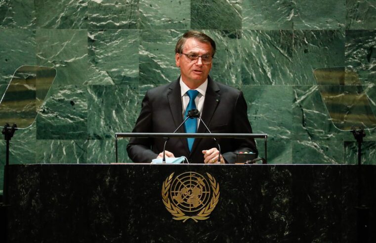 Bolsonaro destaca, na ONU, ações do Brasil na transição energética