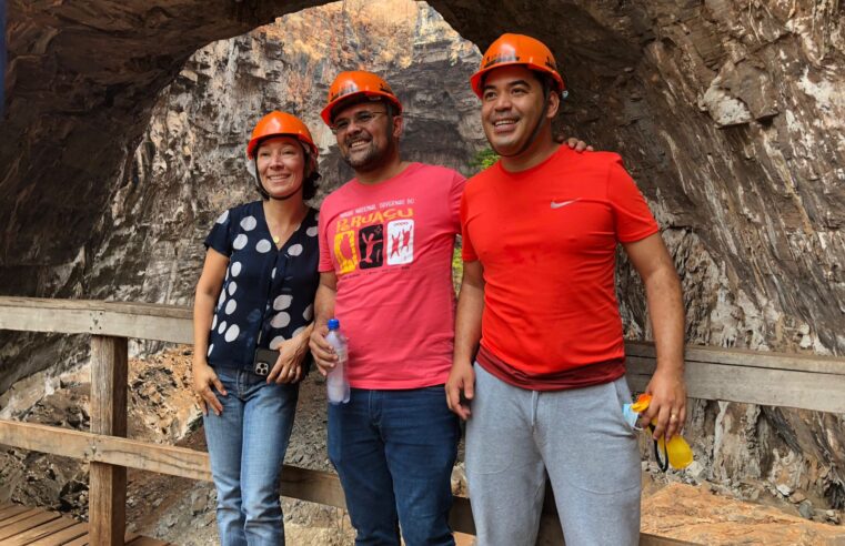Deputado Zé Reis leva secretária de Meio Ambiente ao Parque Cavernas do Peruaçu