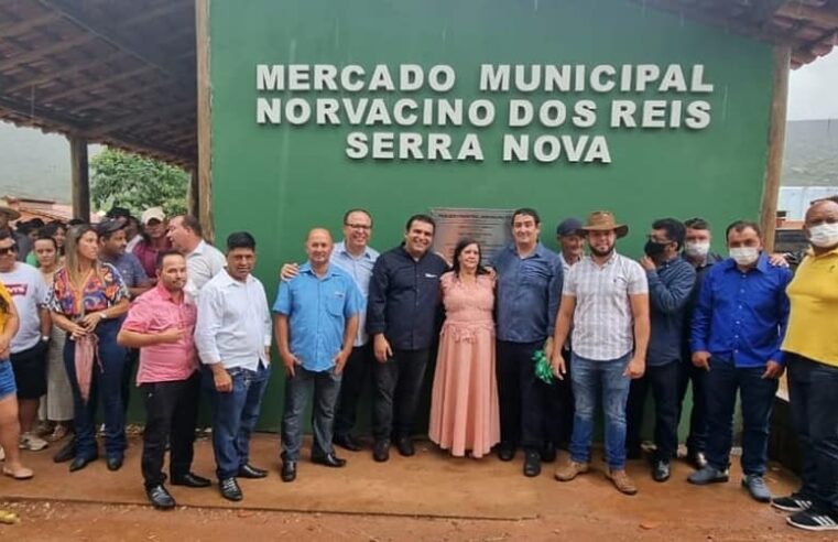 Marcelo Freitas participa da inauguração de obras em Rio Pardo de Minas