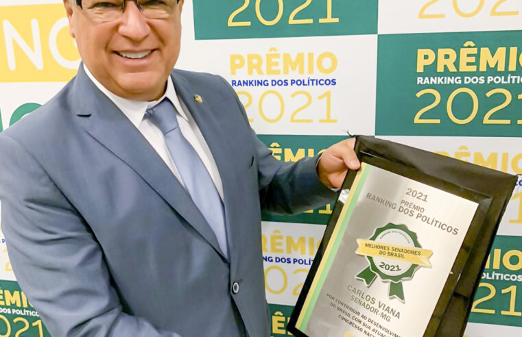 Senador Carlos Viana é destaque no ranking dos políticos