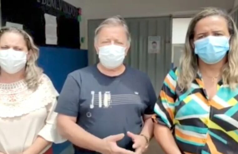 Carlos Pimenta anuncia ajuda à escola estadual Professora Marilda de Oliveira
