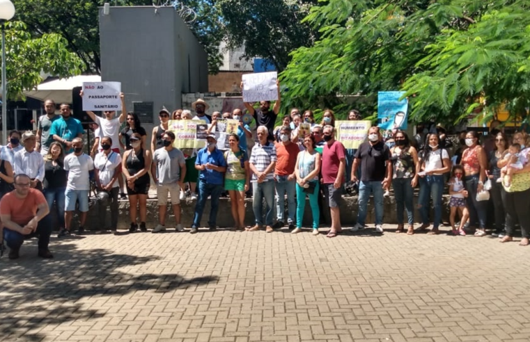Manifestação mundial contra Passaporte da Vacinação é realizada em Montes Claros