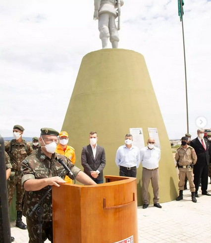 55º Batalhão de Infantaria reinaugura Monumento da FEB