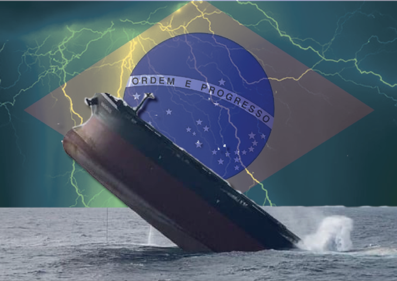 O naufrágio anunciado da nau Brasil
