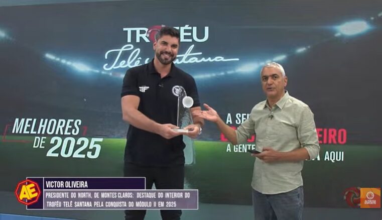 North recebe Troféu Telê Santana e consolida protagonismo no interior mineiro