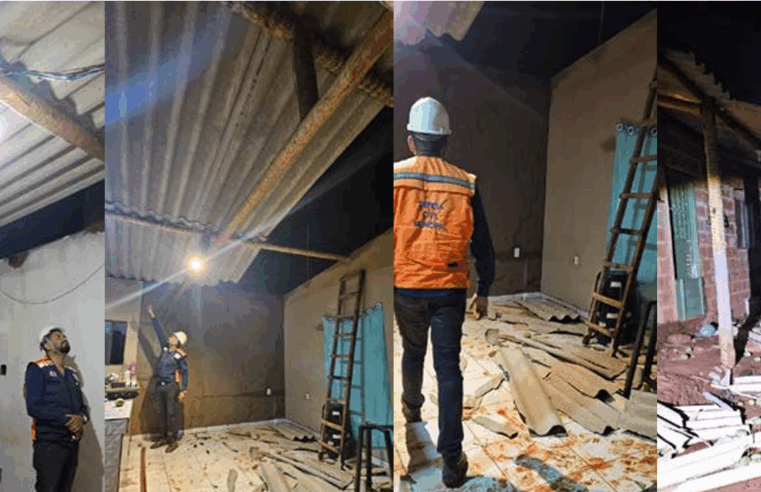 Temporal com granizo atinge comunidade Quilombola de Monte Alto