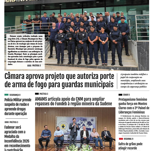 JORNAL DIÁRIO, 15 DE ABRIL DE 2026 EDIÇÃO