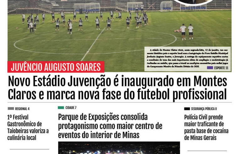JORNAL DIÁRIO, 13 DE JANEIRO DE 2026 EDIÇÃO