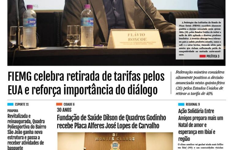 JORNAL DIÁRIO, 22 E 23 DE NOVEMBRO DE 2025 EDIÇÃO