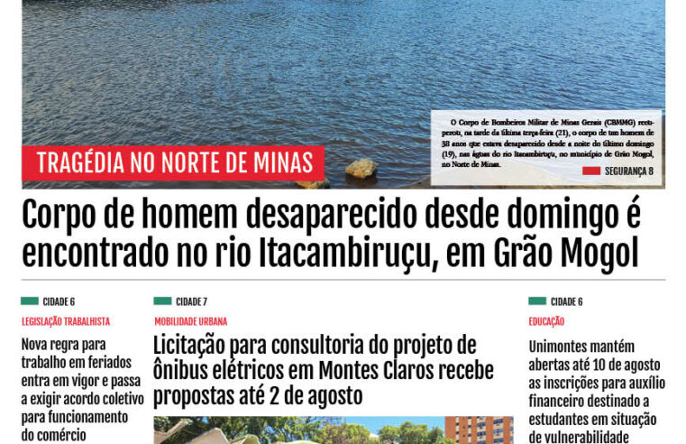 JORNAL DIÁRIO, 23 DE JULHO DE 2026 EDIÇÃO