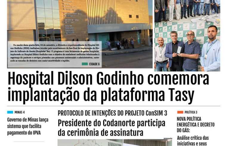 JORNAL DIÁRIO, 6 DE SETEMBRO DE 2024 EDIÇÃO