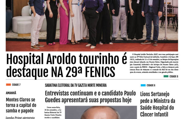 JORNAL DIÁRIO, 20 DE SETEMBRO DE 2024 EDIÇÃO