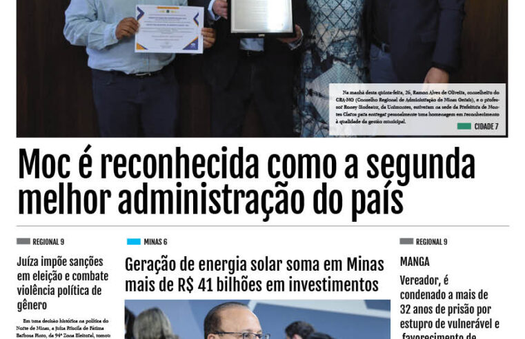 JORNAL DIÁRIO, 28, 29 E 30  DE SETEMBRO DE 2024 EDIÇÃO