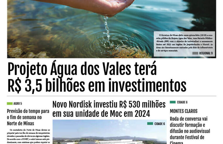 JORNAL DIÁRIO, 12 E 13 DE OUTUBRO DE 2024 EDIÇÃO