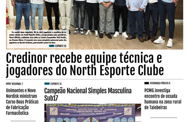 JORNAL DIÁRIO, 9 DE ABRIL DE 2025 EDIÇÃO