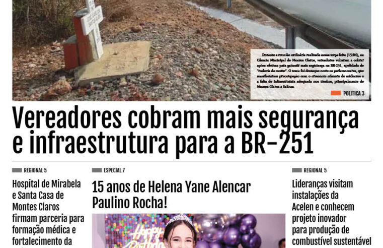 JORNAL DIÁRIO, 17 DE ABRIL DE 2025 EDIÇÃO