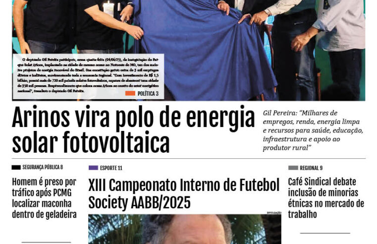 JORNAL DIÁRIO, 6 DE JUNHO DE 2025 EDIÇÃO