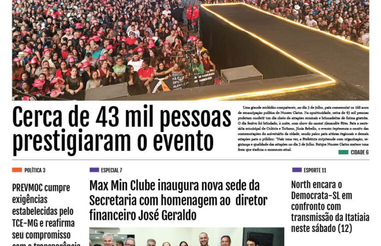 JORNAL DIÁRIO, 12 E 13 DE JULHO DE 2025 EDIÇÃO