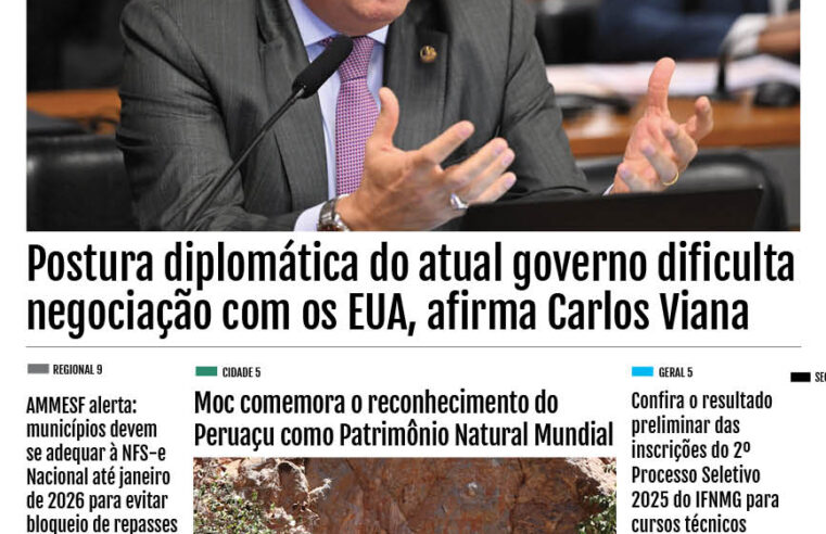 JORNAL DIÁRIO, 16 DE JULHO DE 2025 EDIÇÃO