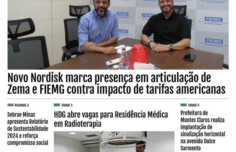 JORNAL DIÁRIO, 1 DE AGOSTO DE 2025 EDIÇÃO