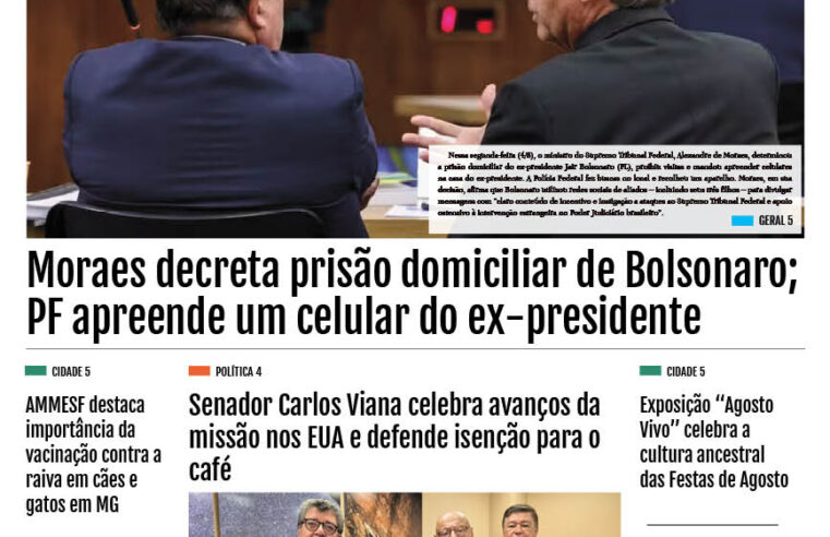 JORNAL DIÁRIO, 5 DE AGOSTO DE 2025 EDIÇÃO