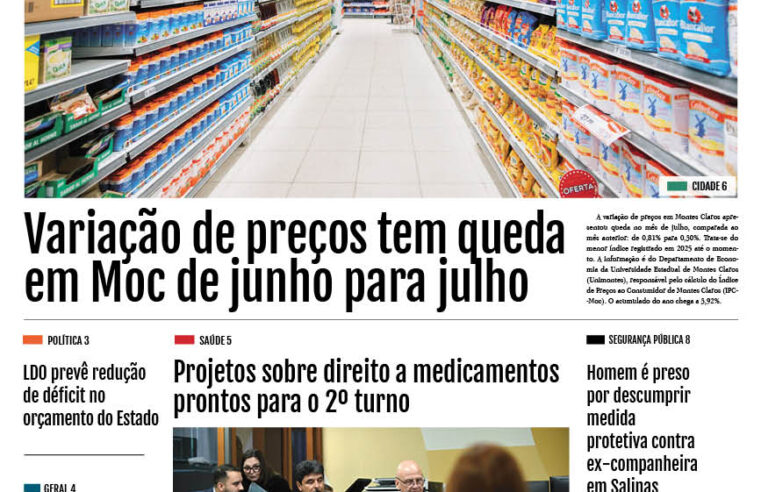 JORNAL DIÁRIO, 8 DE AGOSTO DE 2025 EDIÇÃO