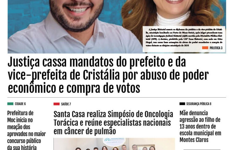 JORNAL DIÁRIO, 30 E 31 DE AGOSTO E 1 DE SETEMBRO DE 2025 EDIÇÃO