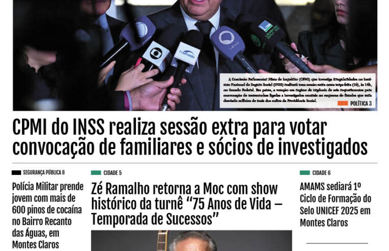 JORNAL DIÁRIO, 16 DE SETEMBRO DE 2025 EDIÇÃO