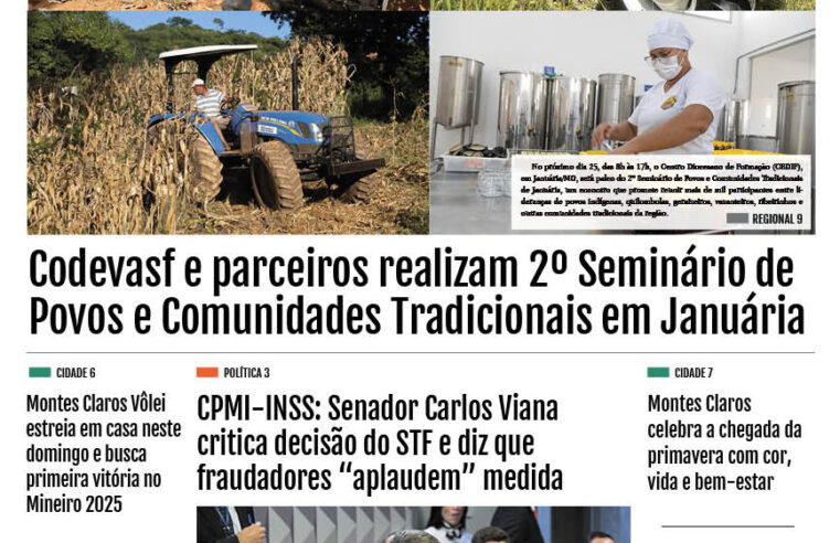 JORNAL DIÁRIO, 19 DE SETEMBRO DE 2025 EDIÇÃO