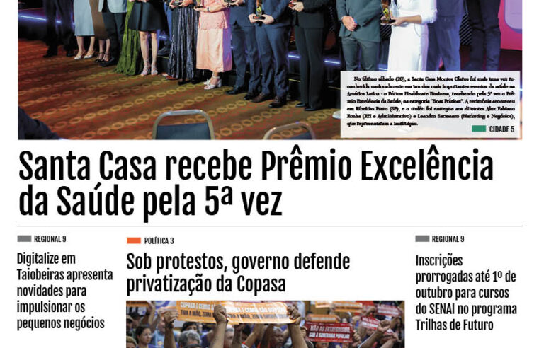 JORNAL DIÁRIO, 25 DE SETEMBRO DE 2025 EDIÇÃO