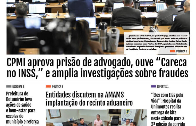 JORNAL DIÁRIO, 27, 28 E 29 DE SETEMBRO DE 2025 EDIÇÃO