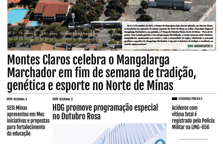 JORNAL DIÁRIO, 3 DE OUTUBRO DE 2025 EDIÇÃO