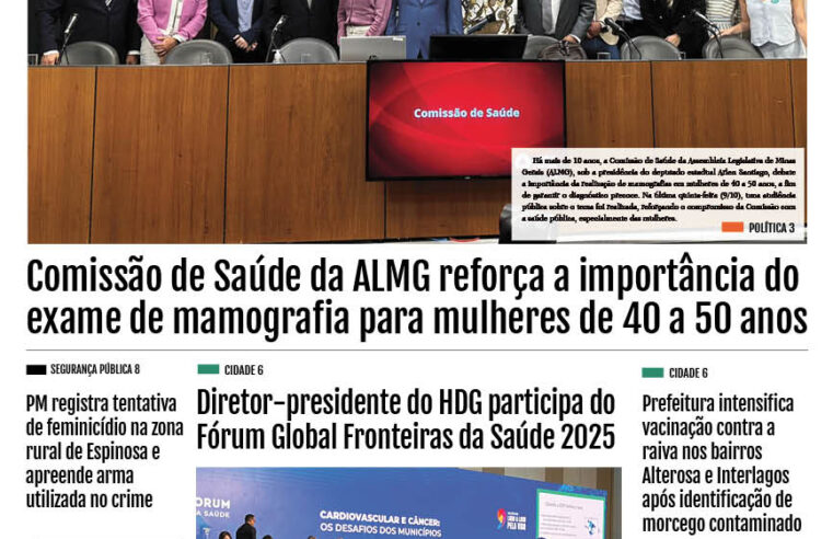 JORNAL DIÁRIO, 10 DE OUTUBRO DE 2025 EDIÇÃO