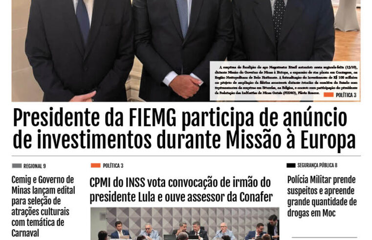 JORNAL DIÁRIO, 16 DE OUTUBRO DE 2025 EDIÇÃO