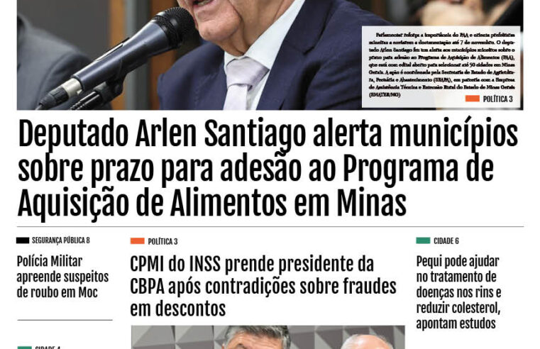 JORNAL DIÁRIO, 5 DE NOVEMBRO DE 2025 EDIÇÃO