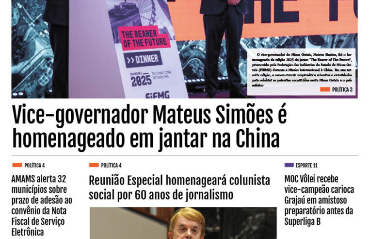 JORNAL DIÁRIO, 6 DE NOVEMBRO DE 2025 EDIÇÃO