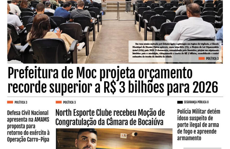 JORNAL DIÁRIO, 26 DE NOVEMBRO DE 2025 EDIÇÃO