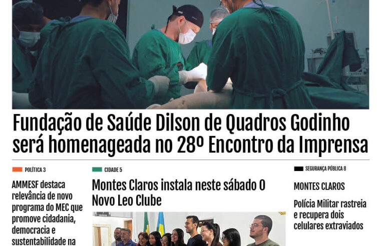 JORNAL DIÁRIO, 6, 7 E 8 DE DEZEMBRO DE 2025 EDIÇÃO