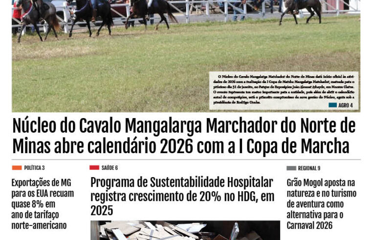 JORNAL DIÁRIO, 10 E 11 DE JANEIRO DE 2026 EDIÇÃO
