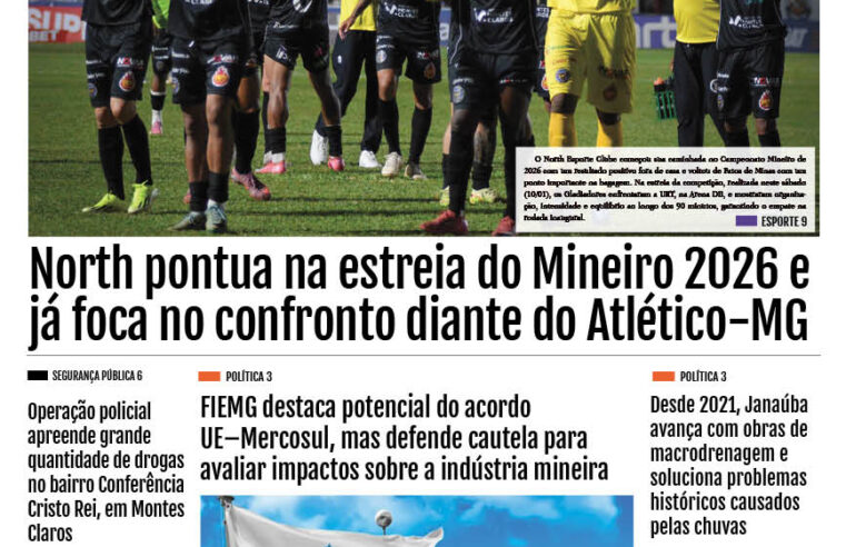 JORNAL DIÁRIO, 12 DE JANEIRO DE 2026 EDIÇÃO