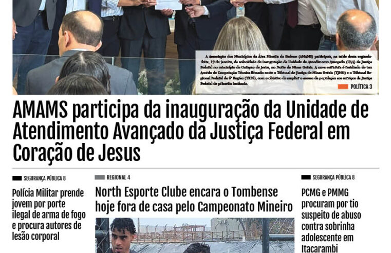 JORNAL DIÁRIO, 21 DE JANEIRO DE 2026 EDIÇÃO