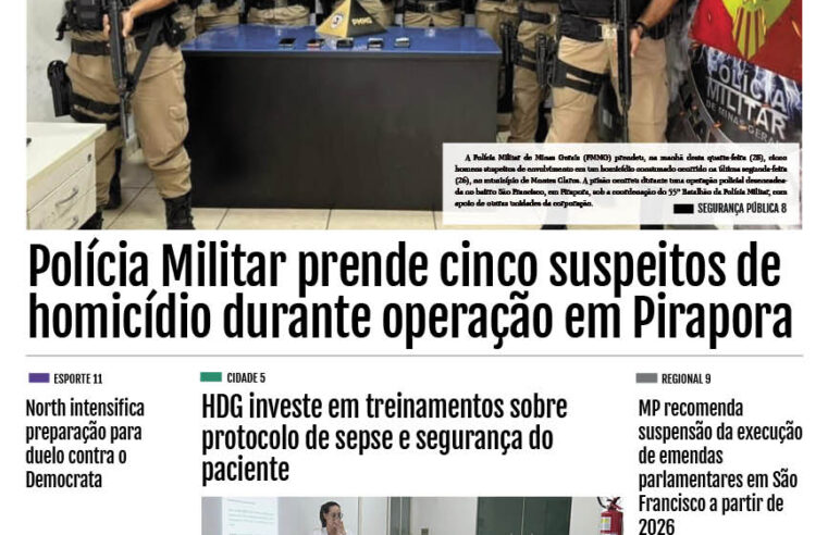 JORNAL DIÁRIO, 30 DE JANEIRO DE 2026 EDIÇÃO